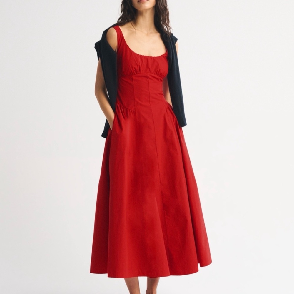 A&F Bra-Free Dylan Midi Dress
